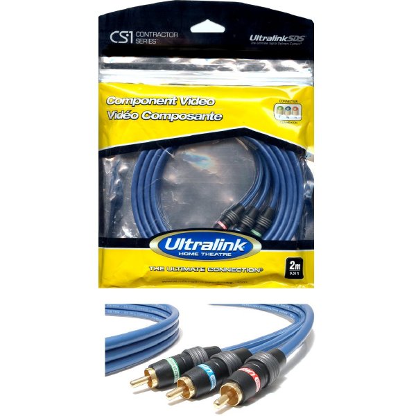 10 ft. Component RCA Video Cable - Ultralink CS1 Contractor Series